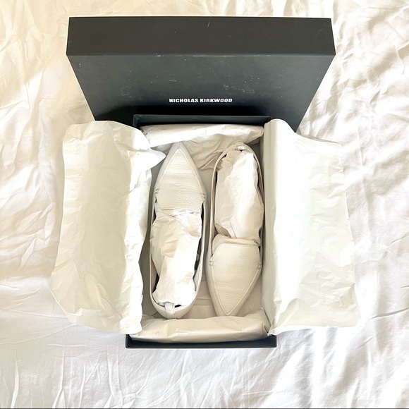 Nicholas Kirkwood White Beya Shoes — US 8.5 / IT 39 - Picture 6 of 16